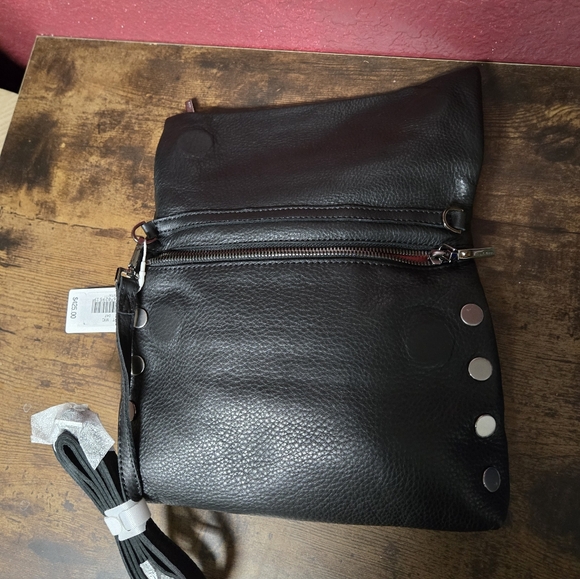 NWT Hammitt VIP Medium Black Soft Leather Crossbody bag. - Picture 8 of 12